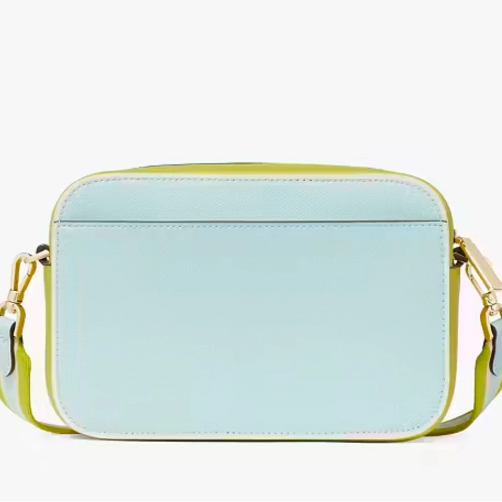 Kate Spade Oh Snap Colorblock Mini Camera Bag Blue Glow